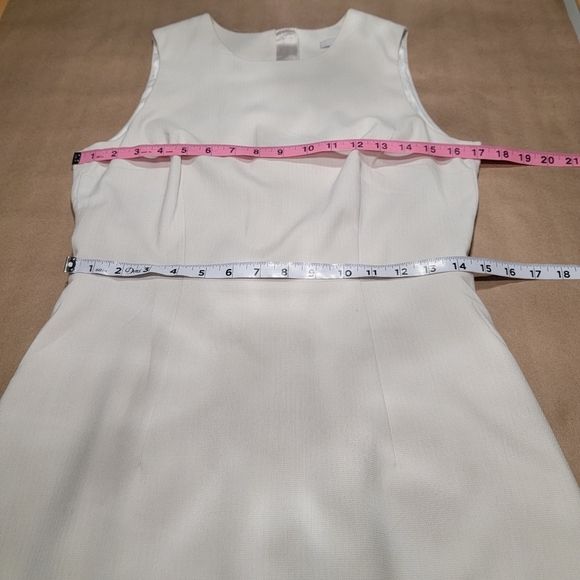 H&M Size 10 Light Greige Sleeveless A-Line Dress, Lined. Gently Used Condition - Picture 6 of 12